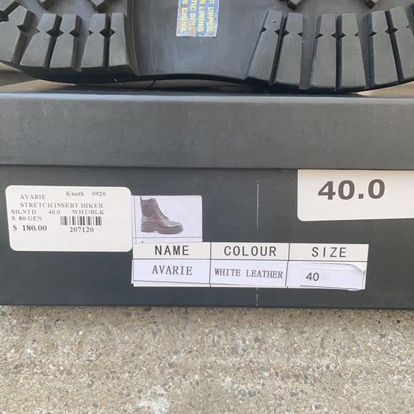 Silent D Avarie White Leather Hiker EUC w Box sz40 - Picture 12 of 14